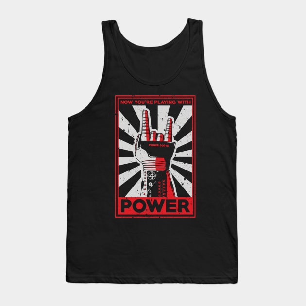 The Glove of Power Tank Top by SoleVision